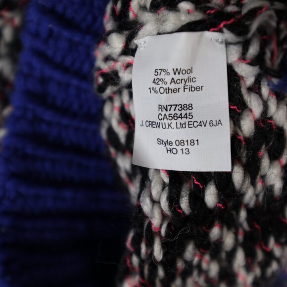 J.Crew Sweater Marled Colorblock Crew Neck Size Medium - Picture 4 of 5